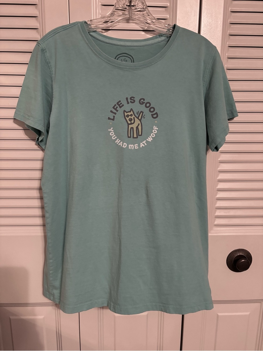 Life Is Good Light Mint Green Women's Graphic Tee